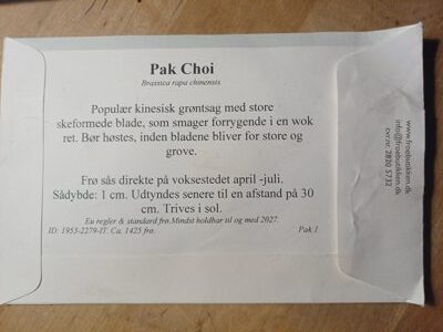 Pak choi